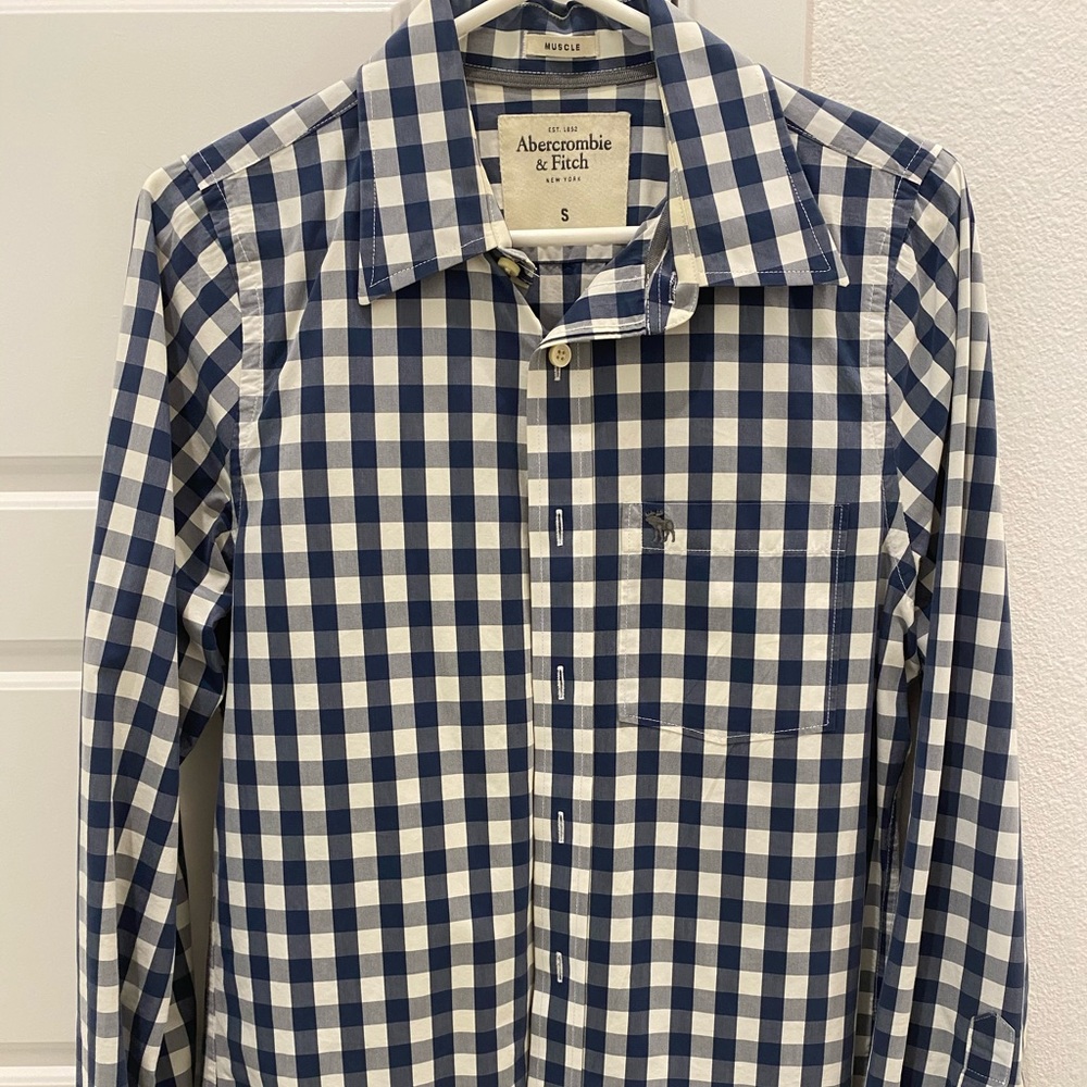 Men’s flannel shirt from Abercrombie and Fitch.